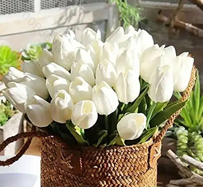 PU material simulation flower tulip Tianjin manufacturer sells directly from first-hand sources, with a large supply of realistic and explosive products