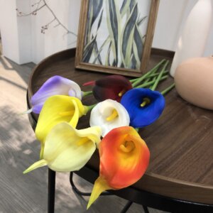 Small PU Artificial Calla Lily | 34cm | Customizable Bouquet | Multi-Color